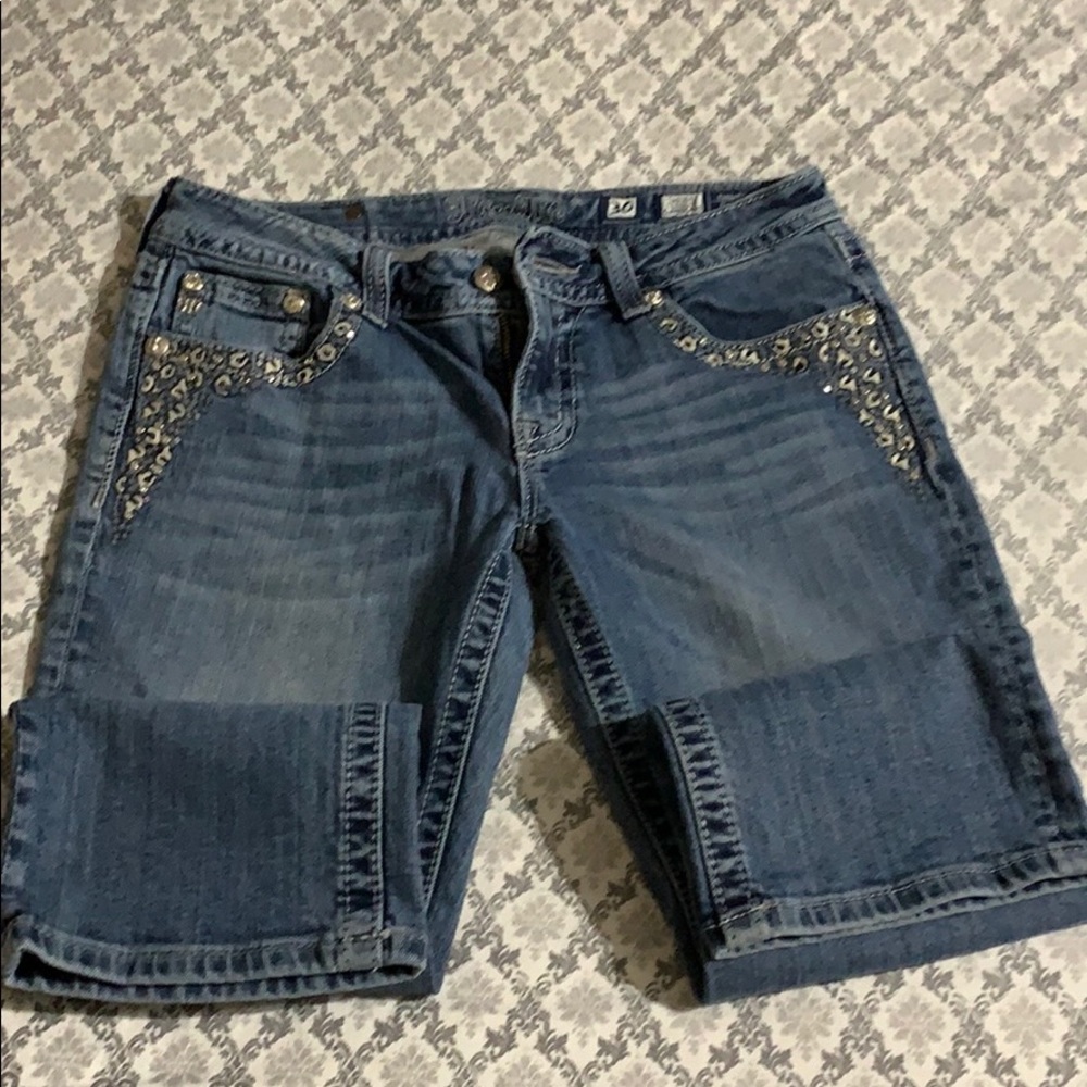 Cheetah Design Miss Me Capri